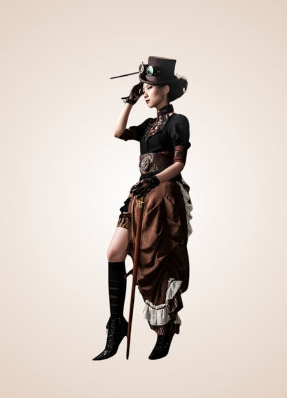 Steampunk Clock Corset Belt UK