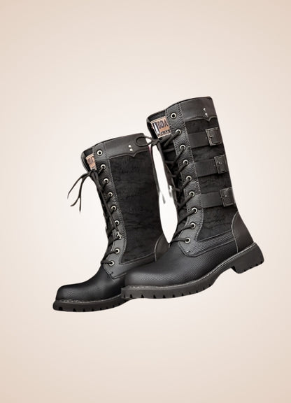 Steampunk Combat Boots UK