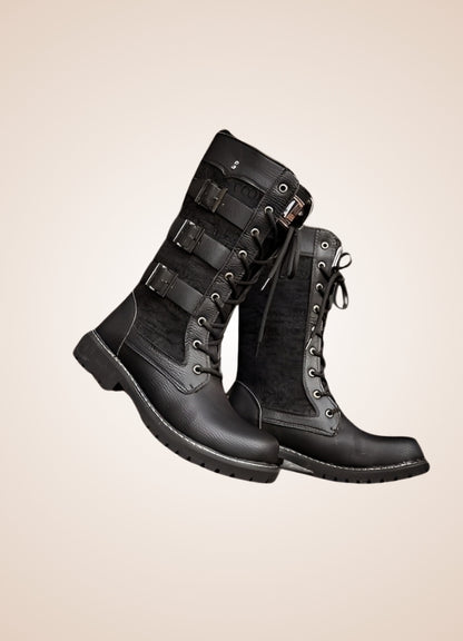 Steampunk Combat Boots UK