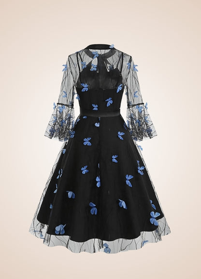 Steampunk Elegant Mesh Dress UK