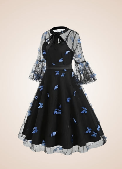 Steampunk Elegant Mesh Dress UK