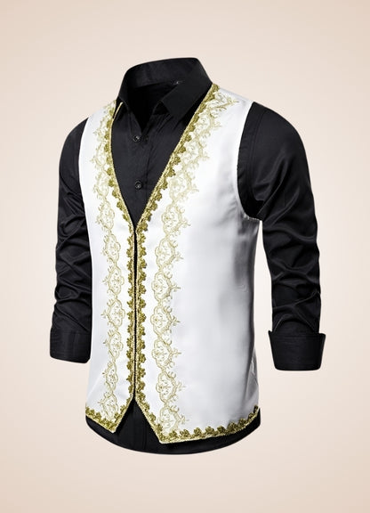 Steampunk Embroidery Vest UK