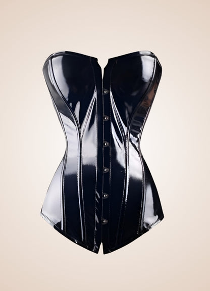 Steampunk Faux Leather Corset Lingerie UK
