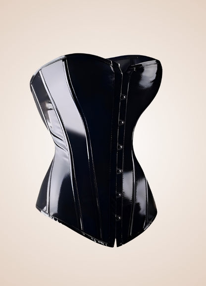 Steampunk Faux Leather Corset Lingerie UK
