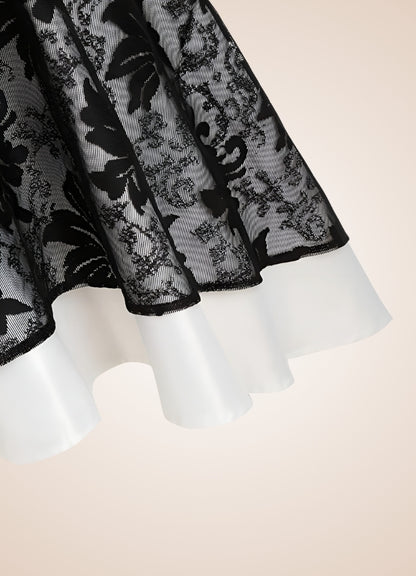 Steampunk Floral Lace Dress UK