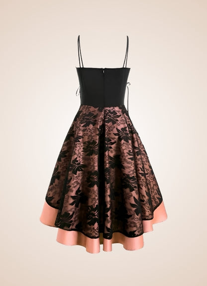 Steampunk Floral Lace Dress UK