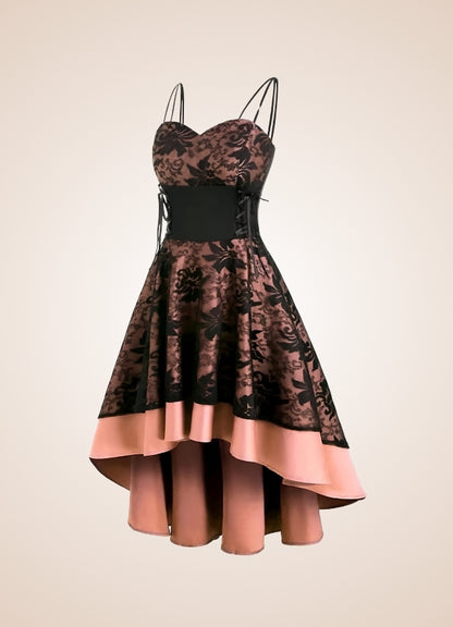 Steampunk Floral Lace Dress UK