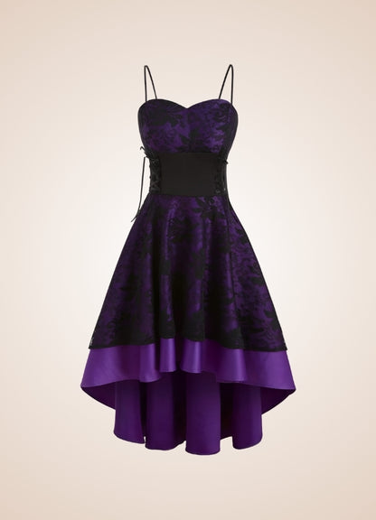 Steampunk Floral Lace Dress UK