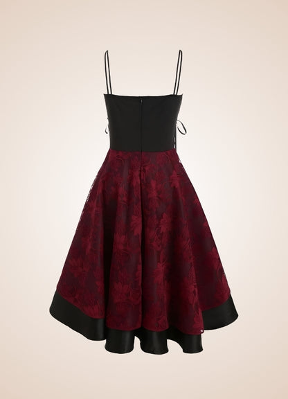 Steampunk Floral Lace Dress UK