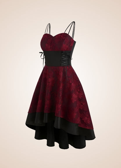 Steampunk Floral Lace Dress UK