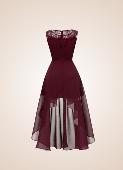 Steampunk Flower Hollow Lace Dress UK