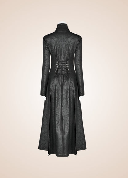 Steampunk Gothic High Collar Coat UK