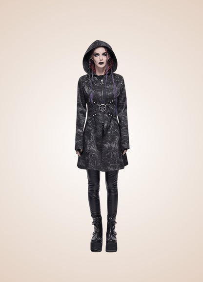 Steampunk Gothic Hooded Jacket UK