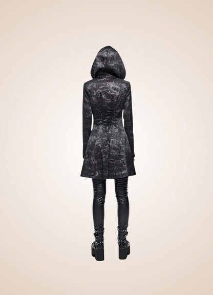Steampunk Gothic Hooded Jacket UK