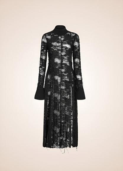 Steampunk Gothic Long Sleeve Dress UK