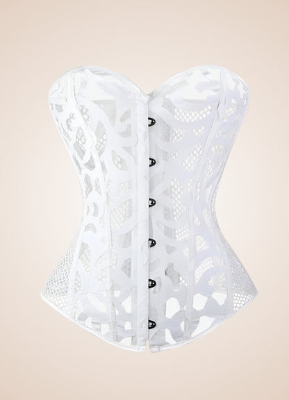 Steampunk Gothic Mesh Corset UK