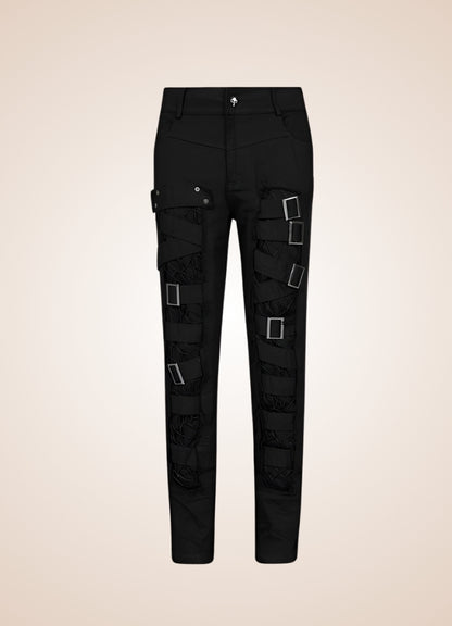 Steampunk Gothic Slim Fit Pants UK