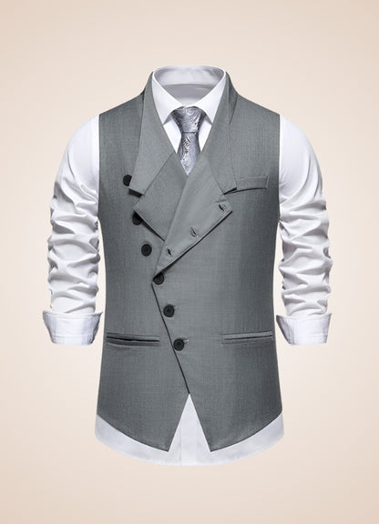 Steampunk Grey Suit Vest UK