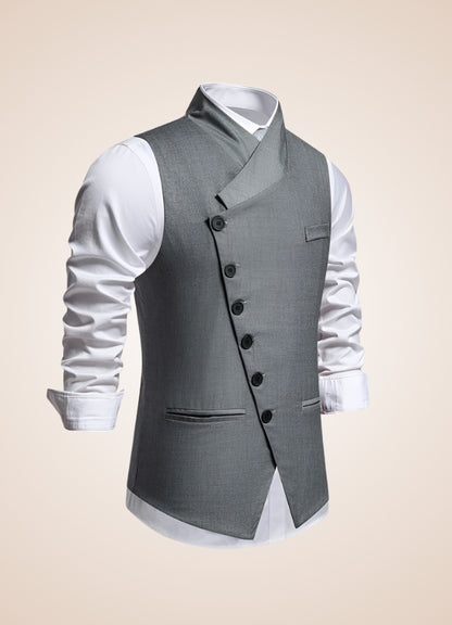 Steampunk Grey Suit Vest UK