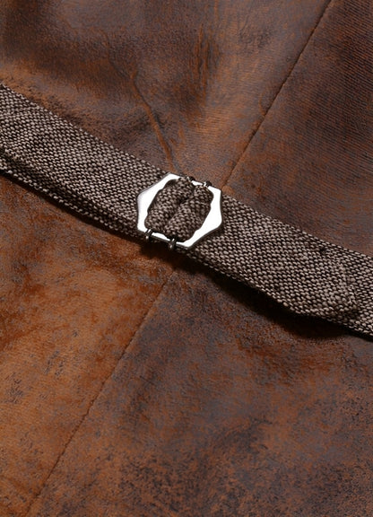 Steampunk Herringbone Vest UK