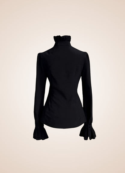 Steampunk High Collar Shirt UK