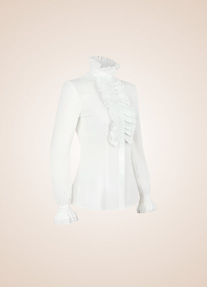 Steampunk High Collar Shirt UK