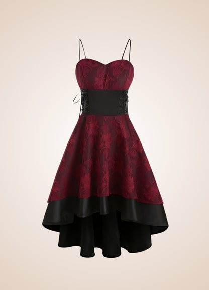 Steampunk Lace Hollow Out Dress UK