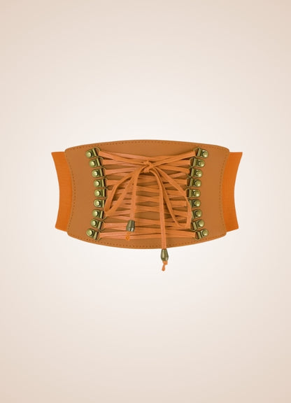 Steampunk Leather Belt Corset UK