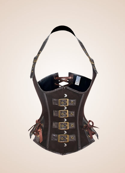 Steampunk Leather Corset UK