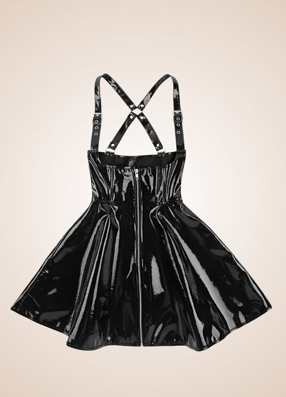 Steampunk Leather Corset Dress UK