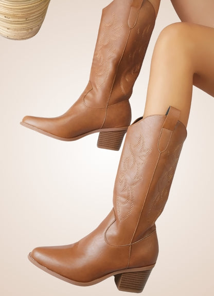 Steampunk Leather Cowboy Boots UK