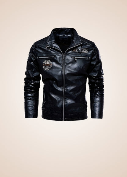Steampunk Leather Winter Jacket UK