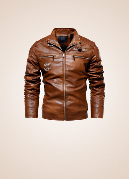 Steampunk Leather Winter Jacket UK