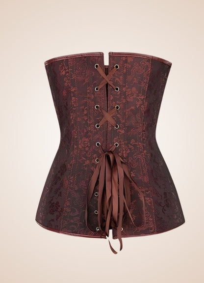 Steampunk Leather Zipper Corset UK