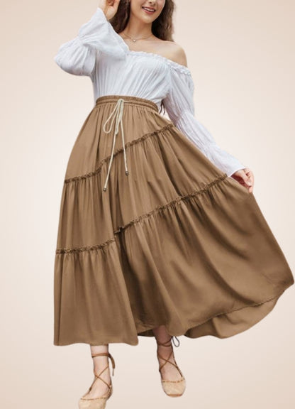 Steampunk Maxi Skirt UK