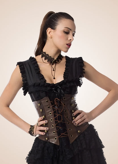 Steampunk Medieval Belt Corset UK