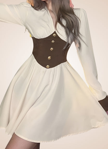 Steampunk Medieval Mini Dress UK