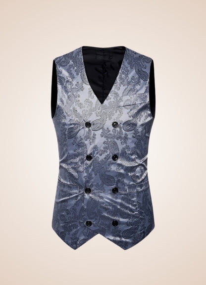Steampunk Men Silk Vest UK