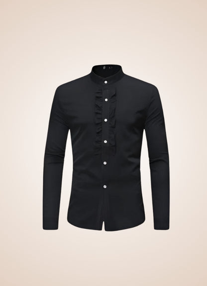 Steampunk Men's Ruffle Shirt UK