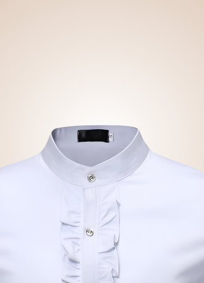 Steampunk Men's Ruffle Shirt UK