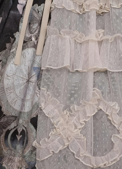 Steampunk Mesh Lolita Skirt UK