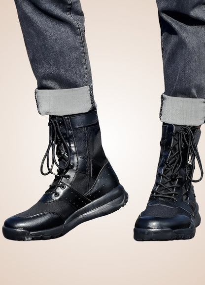 Steampunk Military Combat Boots UK
