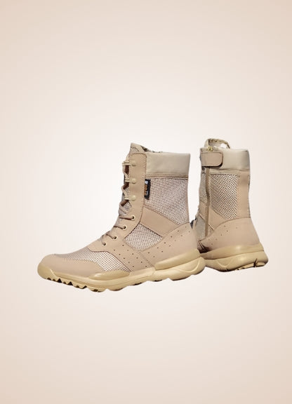 Steampunk Military Combat Boots UK