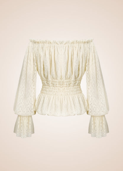 Steampunk Off Shoulder Shirt UK