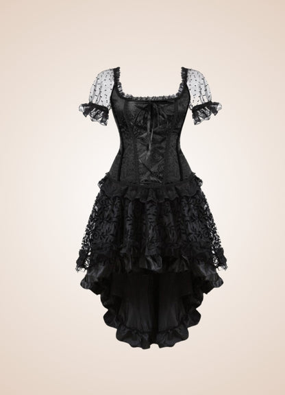 Steampunk Overbust Corset Dress UK