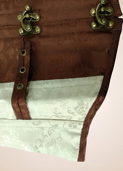 Steampunk Paisley Pattern Pirate Bustier UK