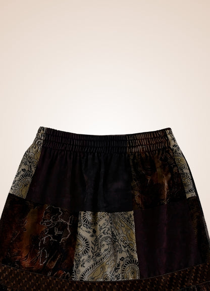 Steampunk Patchwork Skirt UK