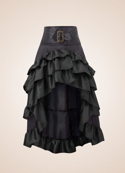 Steampunk Pirate Ruffled Skirt UK