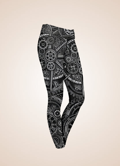 Steampunk Popular Pattern Legging UK