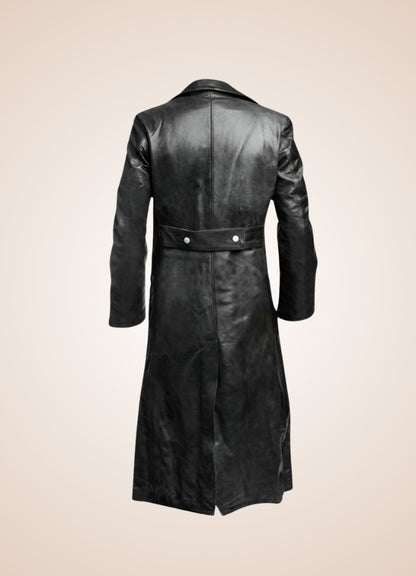 Steampunk Pu Leather Coat UK